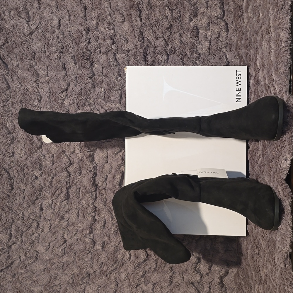 NWT- Nine West Allair Wide Calf over the knee boot Size 9.5